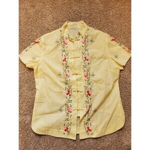 Hand embroidered Chinese shirt